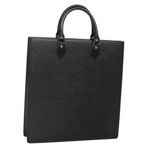 LOUIS VUITTON Epi Sac Plat Hand Bag Black M59082 LV Auth 131042